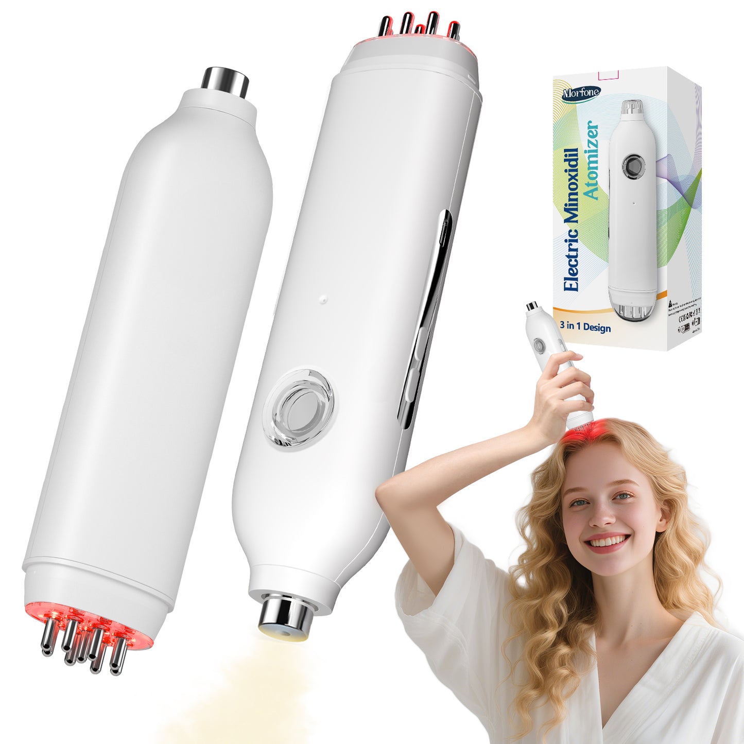 Dual-Head Electric Minoxidil Atomizer