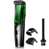 Morfone Beard Trimmer for Men, Vacuum Trimmer with 20 Length and Style Settings, Hair Trimmer for Beard, Mustache, and Stubble,Facial Hair, Rechargeable, IPX6 Waterproof