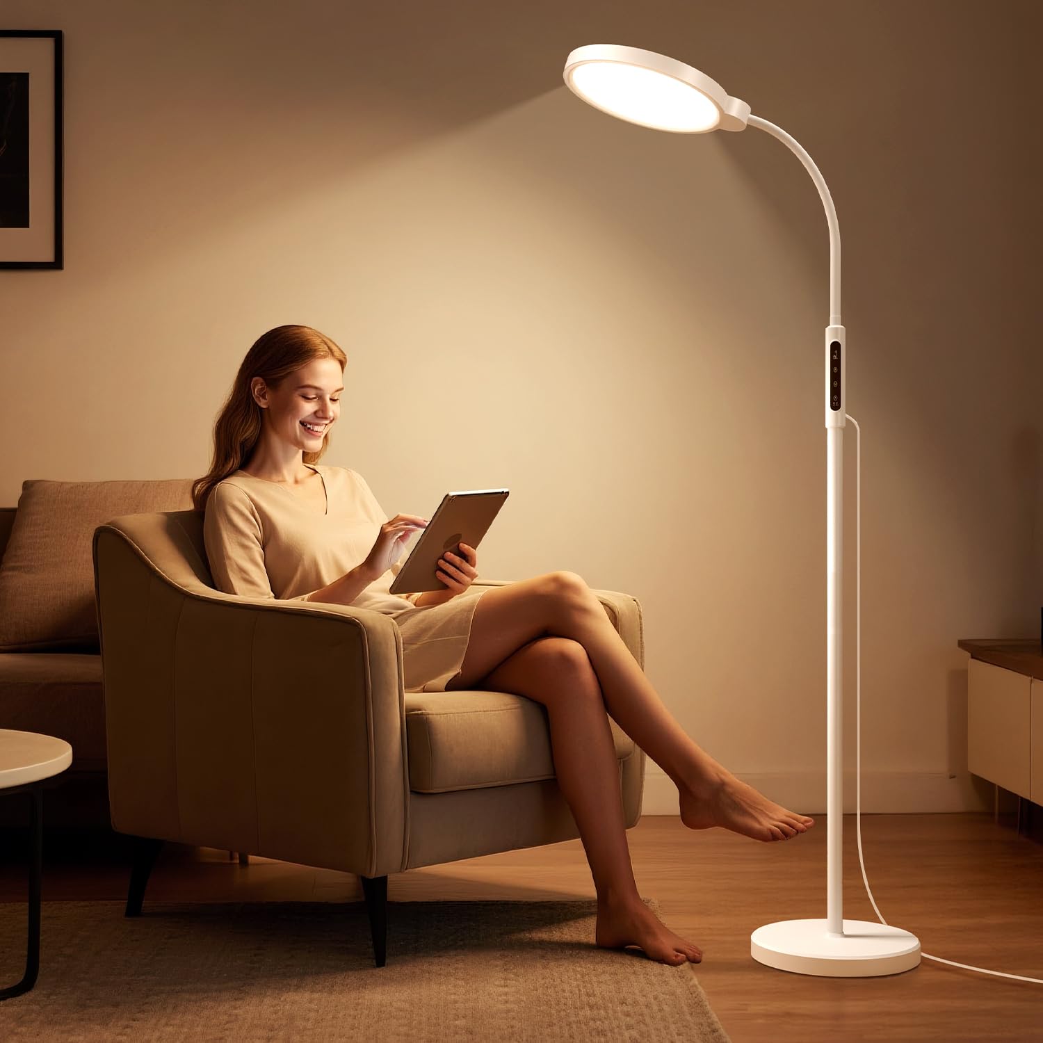 Morfone 11000 Lux UV-Free Light Therapy Lamp for Home & Office