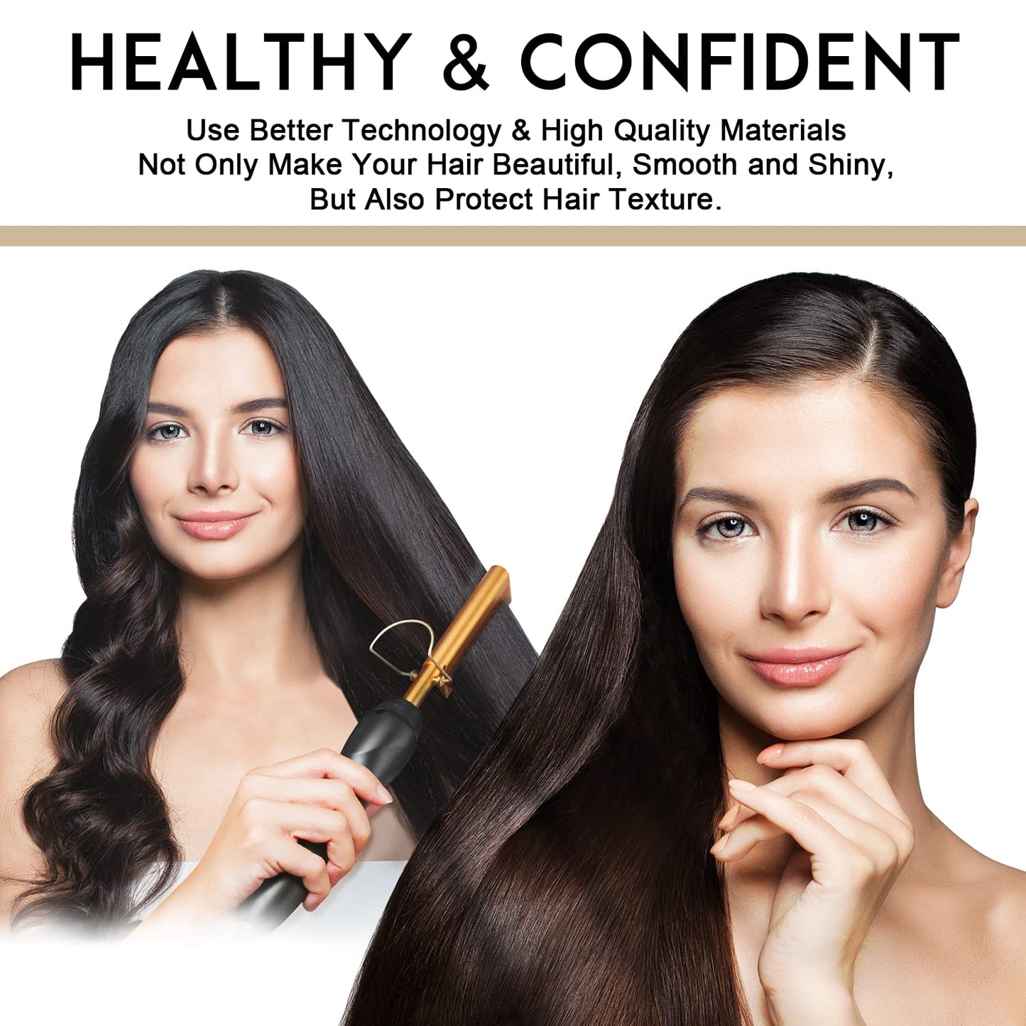 Morfone Ceramic Electric Hair Straightening Comb