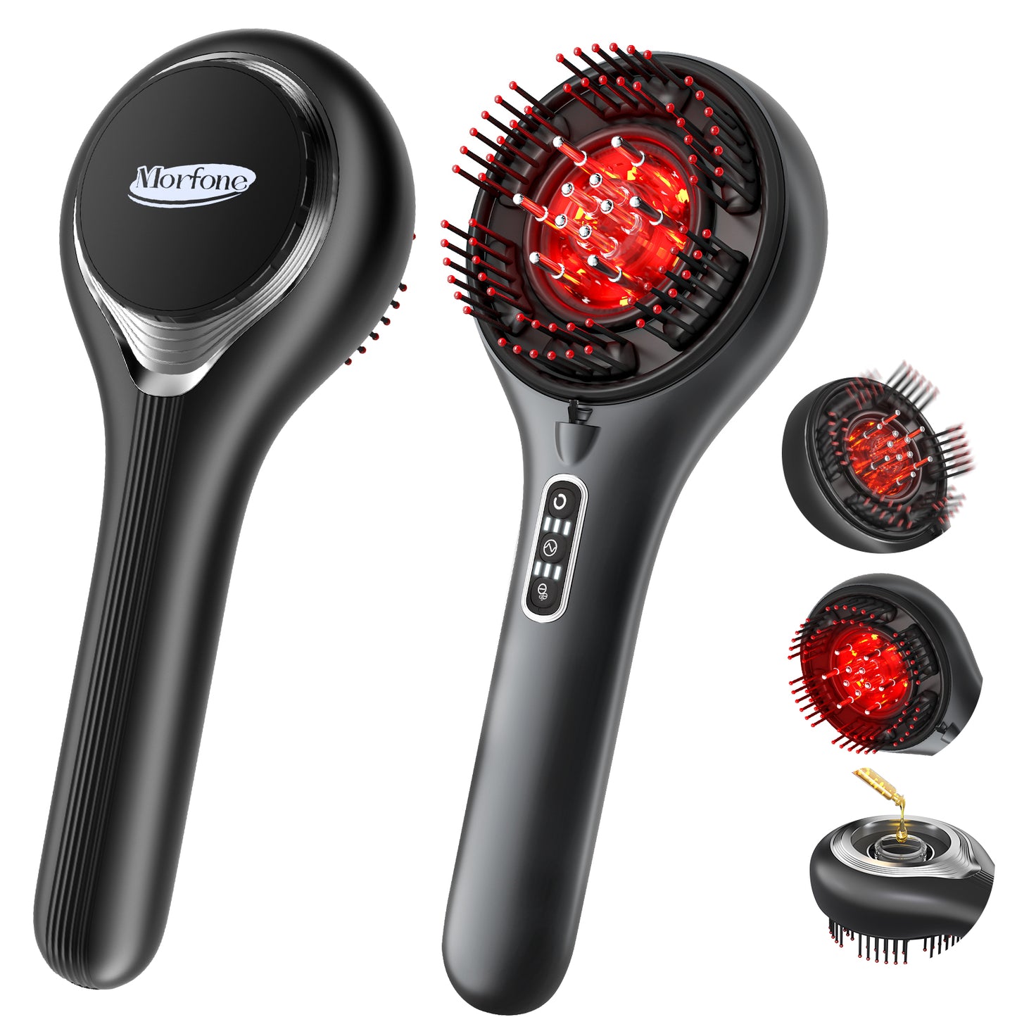 Red Light & Massage Scalp Care Comb
