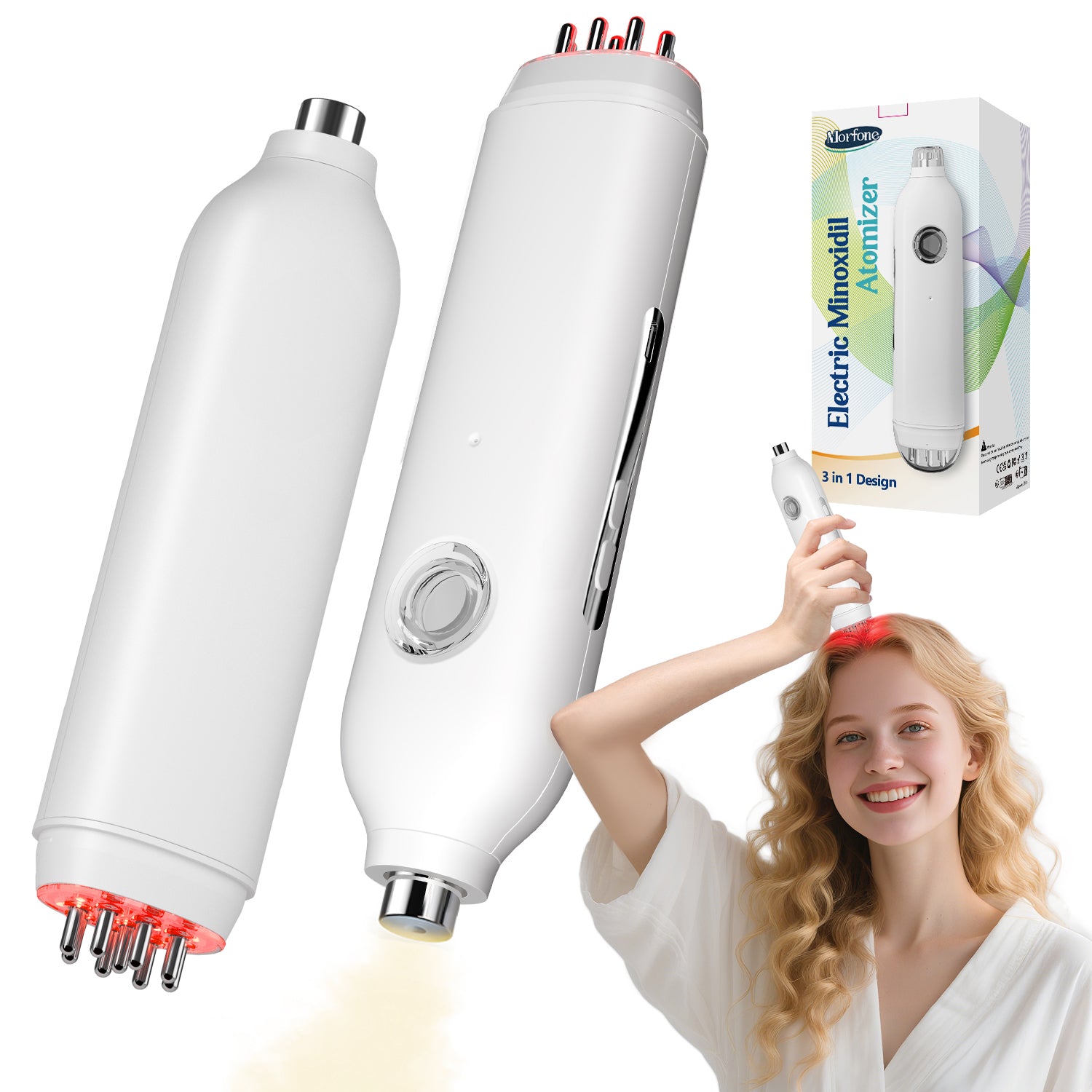 Dual-Head Electric Minoxidil Atomizer