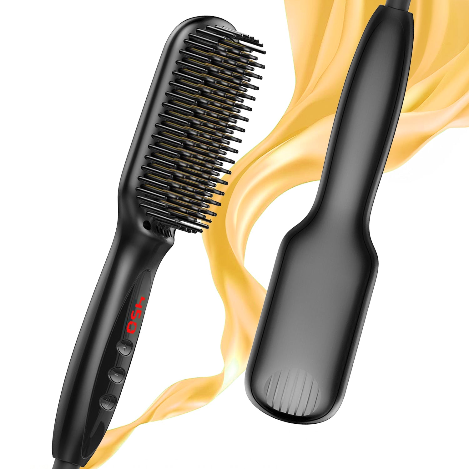 Morfone Hair Straightener Brush（Black）