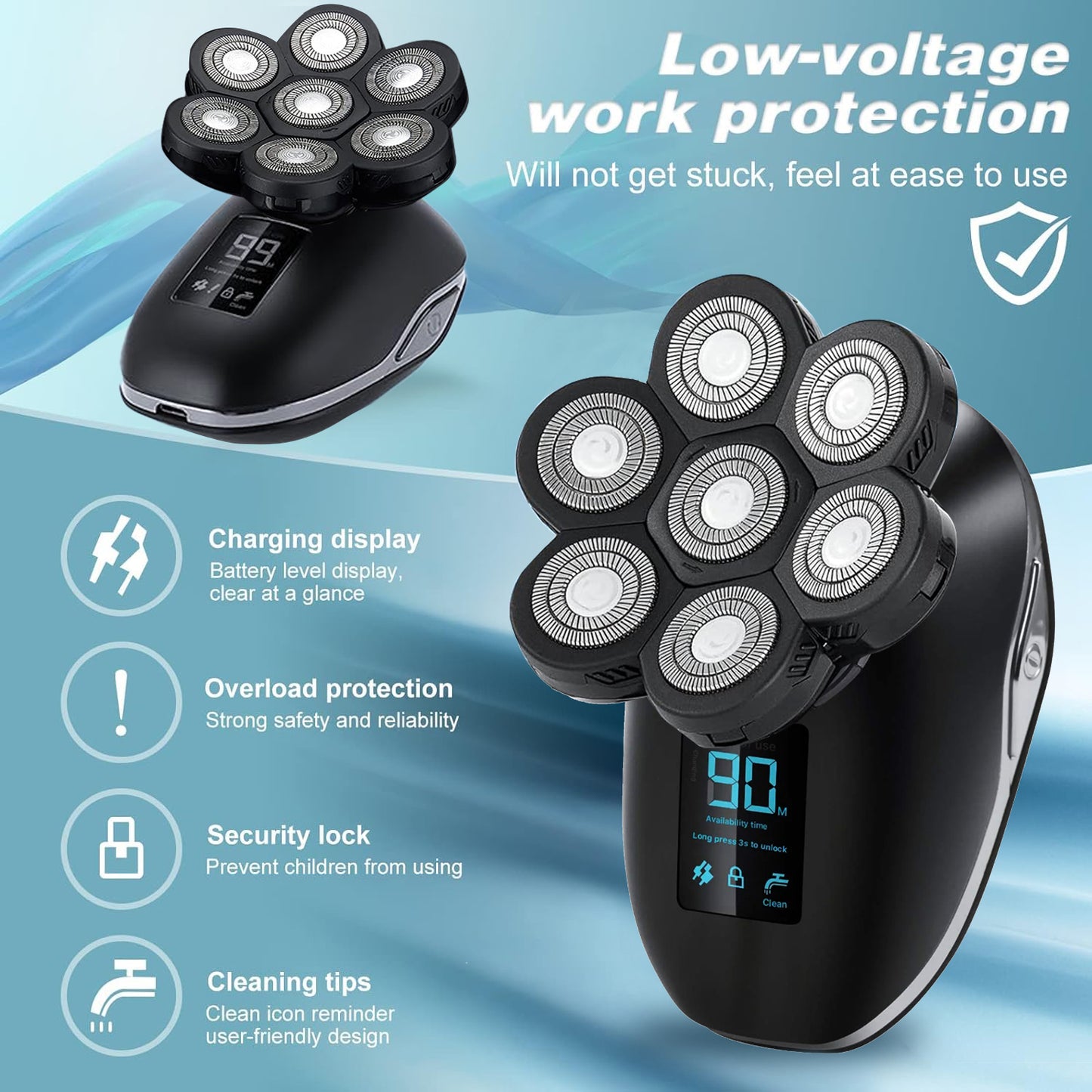 Morfone 5-in-1 Electric Razors for Women
