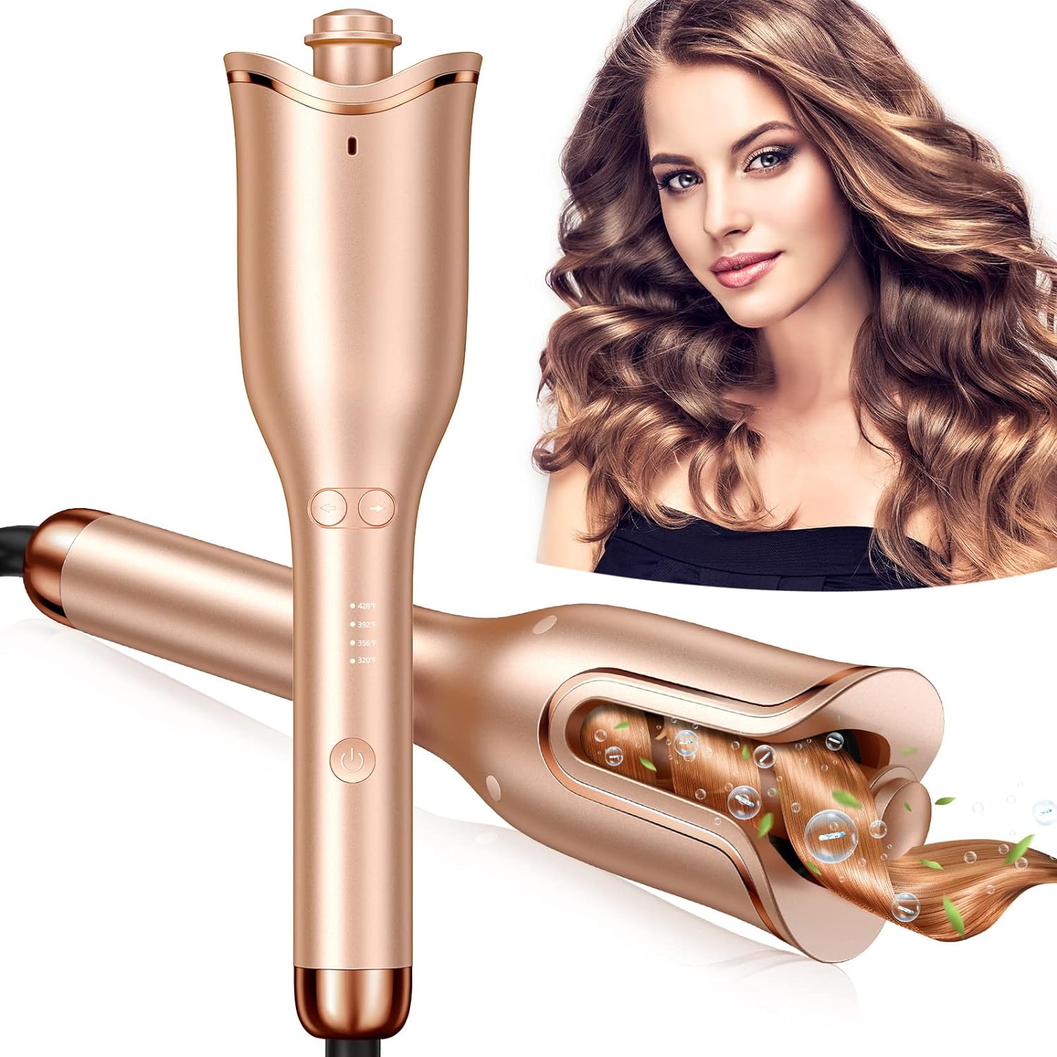 Morfone Automatic Curling Iron Golden