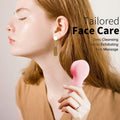 Morfone Facial Cleansing Brush Silicone Face Scrubber,Waterproof Rechargeable Face Wash Brush, 5 Cleansing Modes, Electric Face Exfoliator for Men Women Cleaning, Exfoliating, Massaging