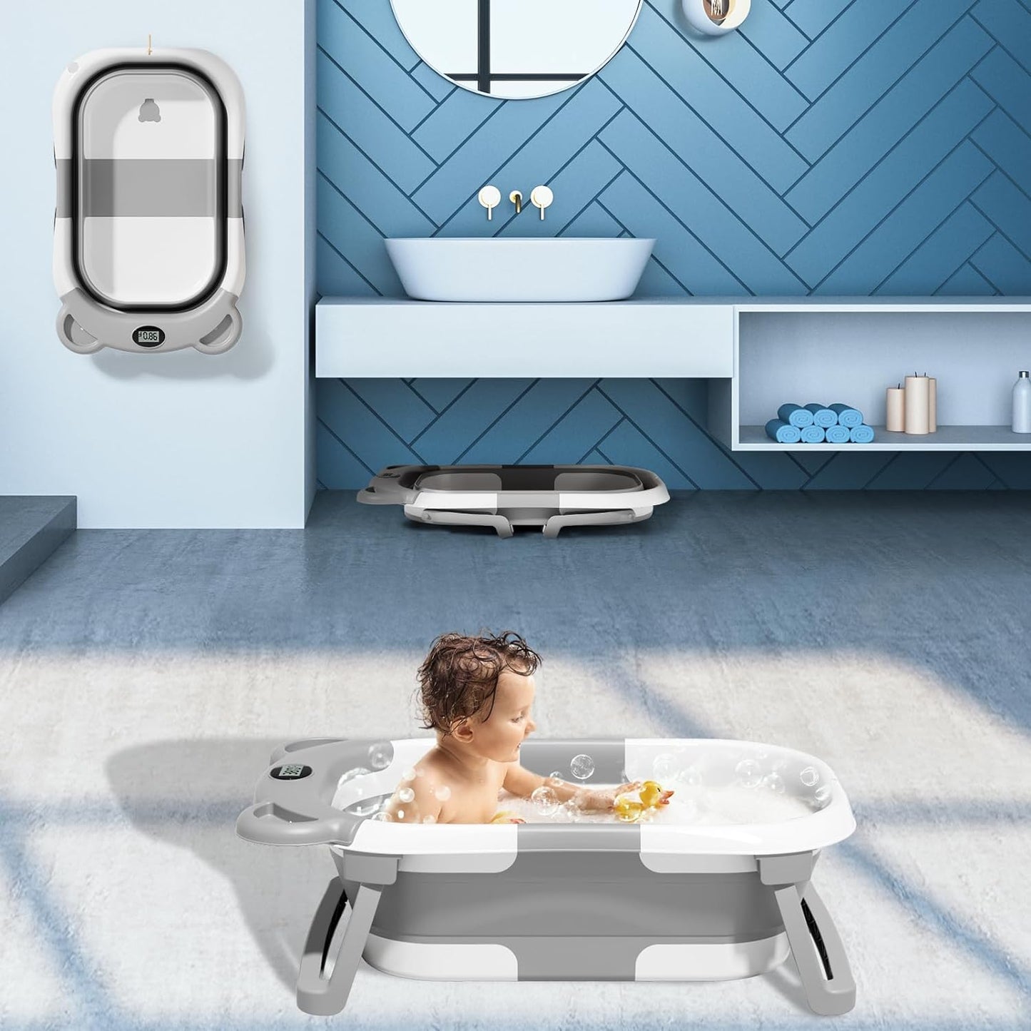 Morfone Collapsible Baby Bathtub