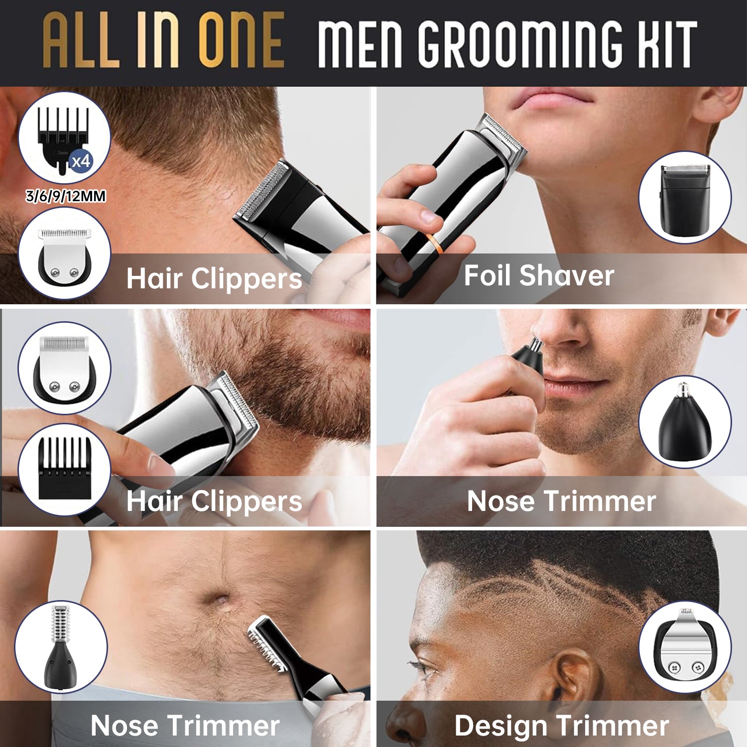 Morfone Beard Trimmer for Men