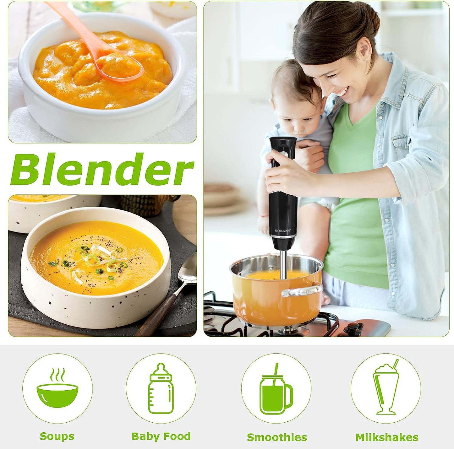 Morfone 5 in1 Immersion Hand Blender