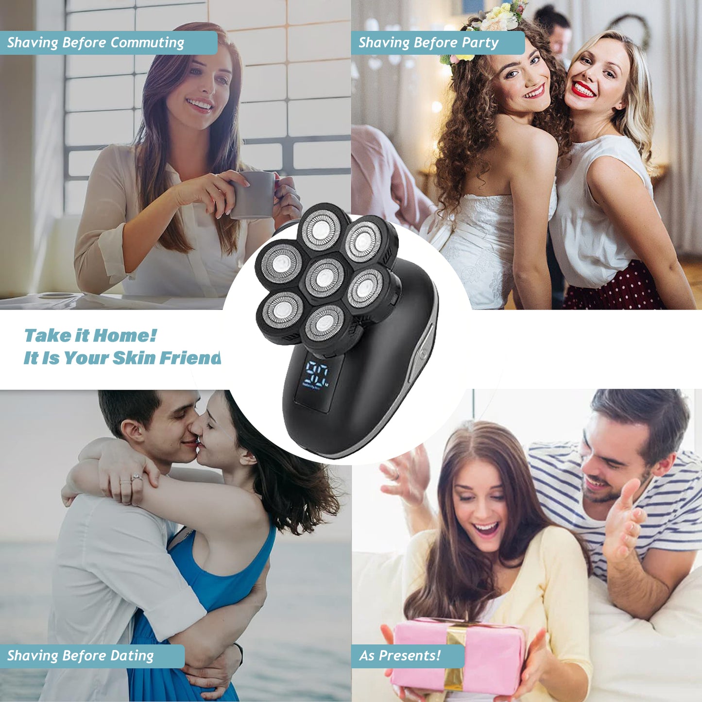 Morfone 5-in-1 Electric Razors for Women