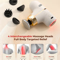 Mini Massage Gun with Heat 660nm Red Light Therapy