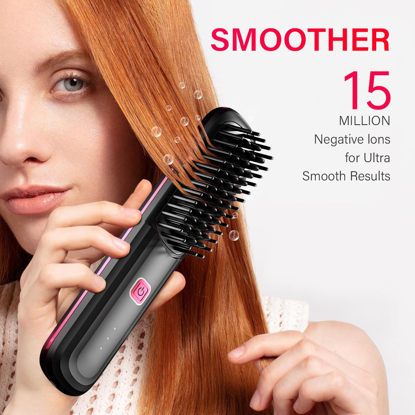 Morfone Cordless Hair Straightener Brush