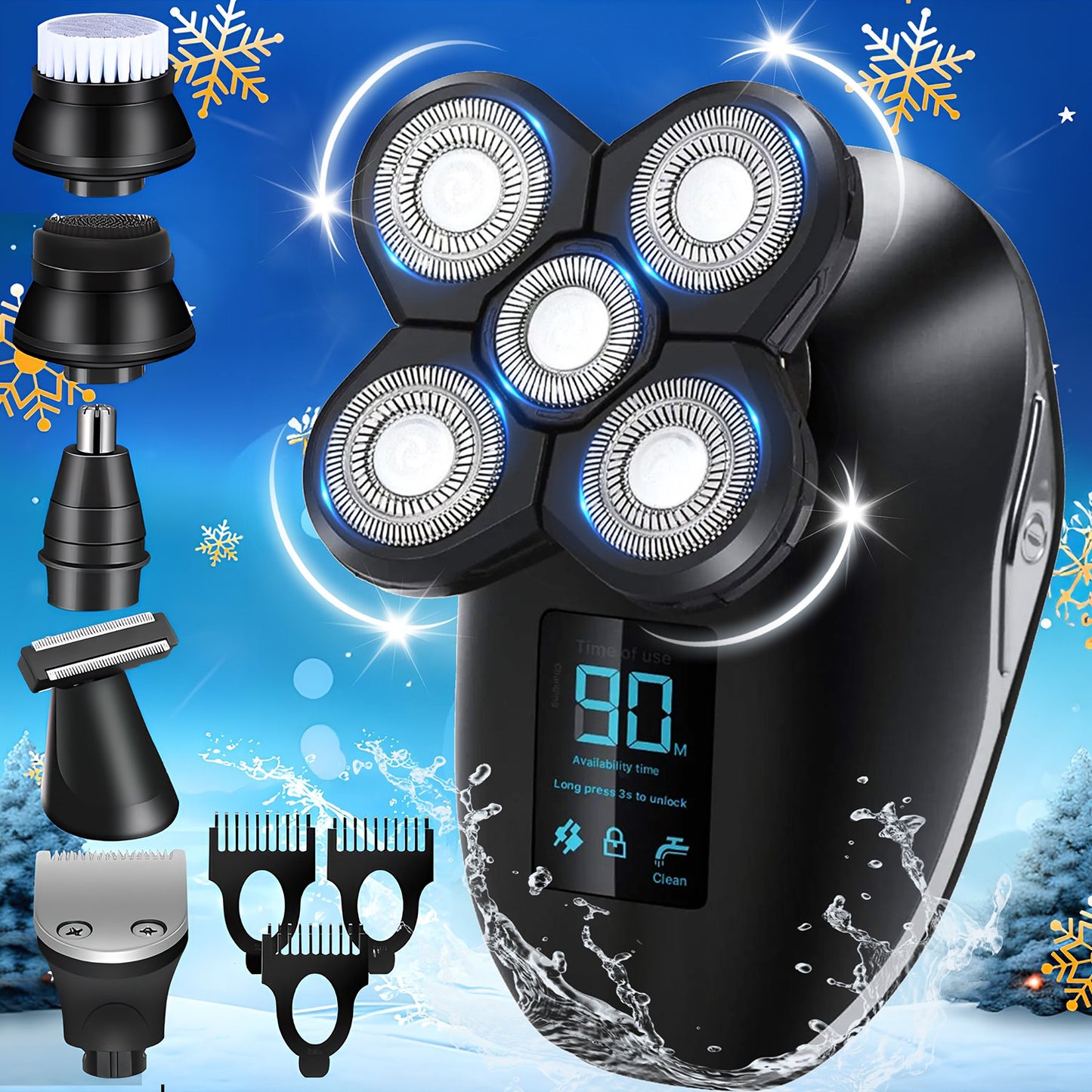 Morfone 5-in-1 Electric Razors for Women