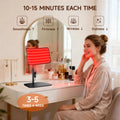 Desktop Red Light Therapy Panel with Adjustable Stand