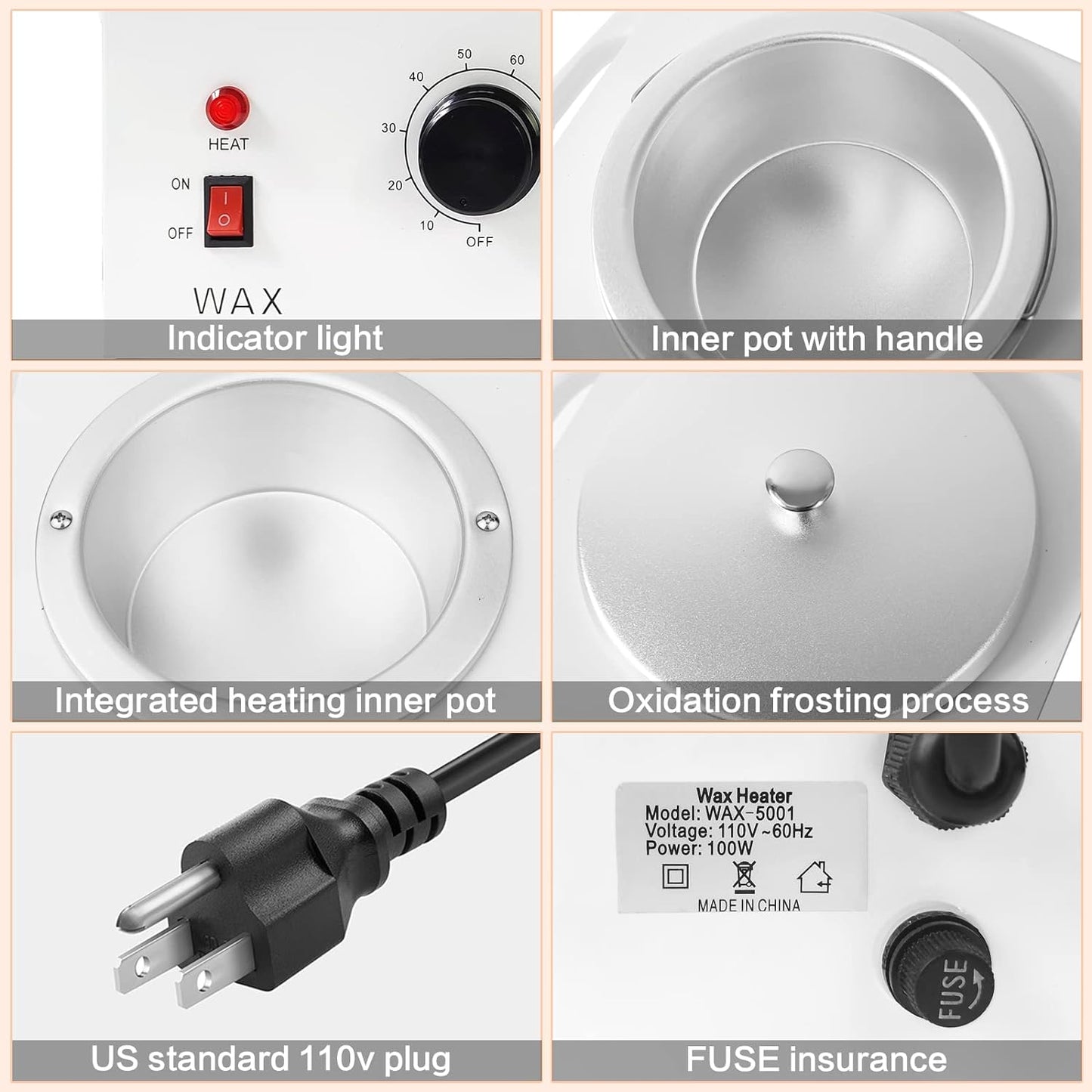 Morfone Professional Electric Wax Heater Machine