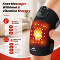 Knee Massager with Heat and Red Light Therapy and Vibration