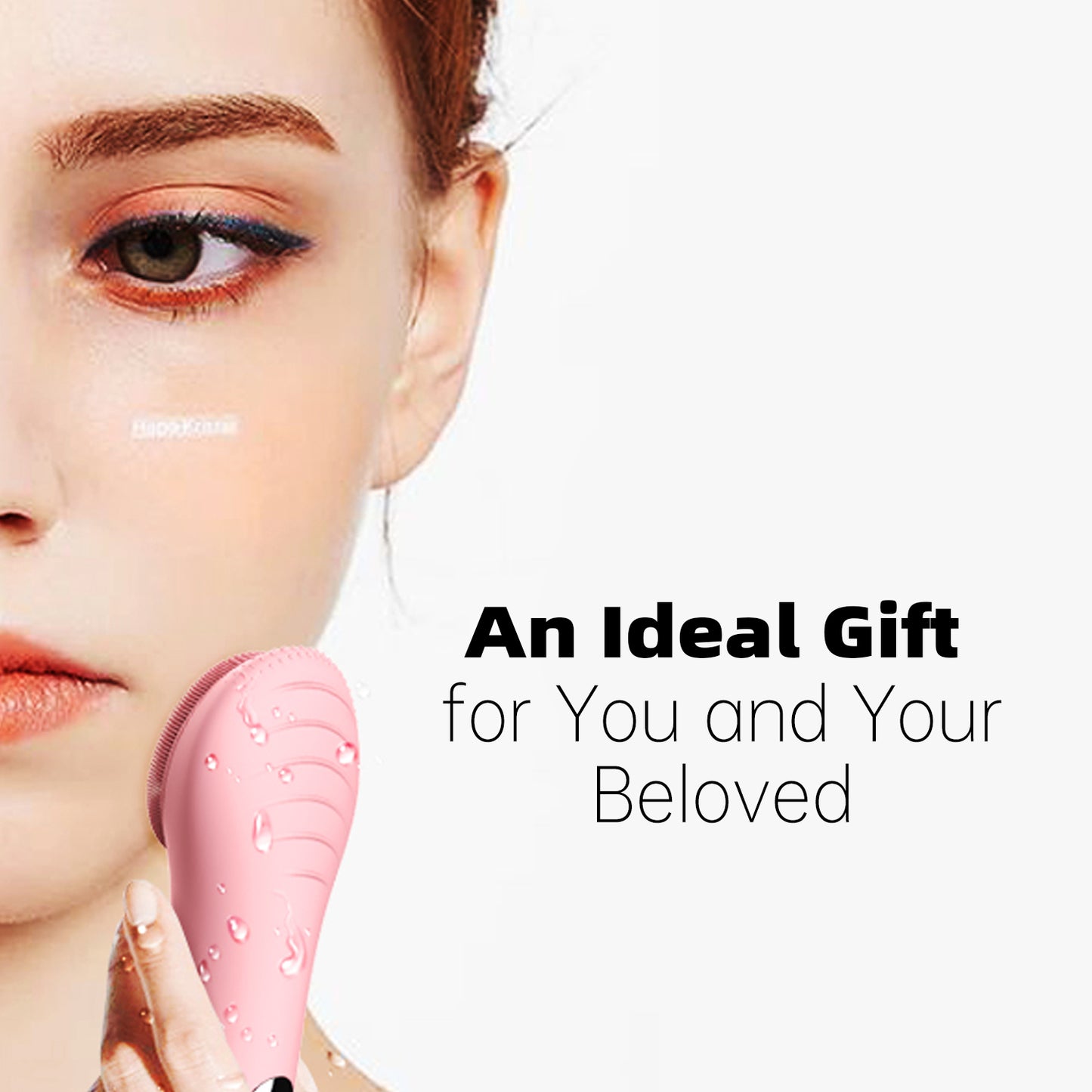 Morfone Facial Cleansing Brush Silicone Face Scrubber,Waterproof Rechargeable Face Wash Brush, 5 Cleansing Modes, Electric Face Exfoliator for Men Women Cleaning, Exfoliating, Massaging
