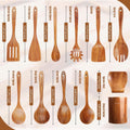 Teak Wood Kitchen Salad spoon