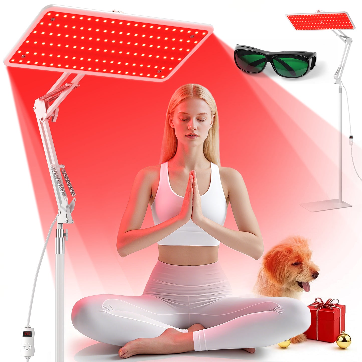 Morfone Tri-Wavelength Red Light Therapy Panel | 660nm, 850nm & 940nm LED Light Therapy Device