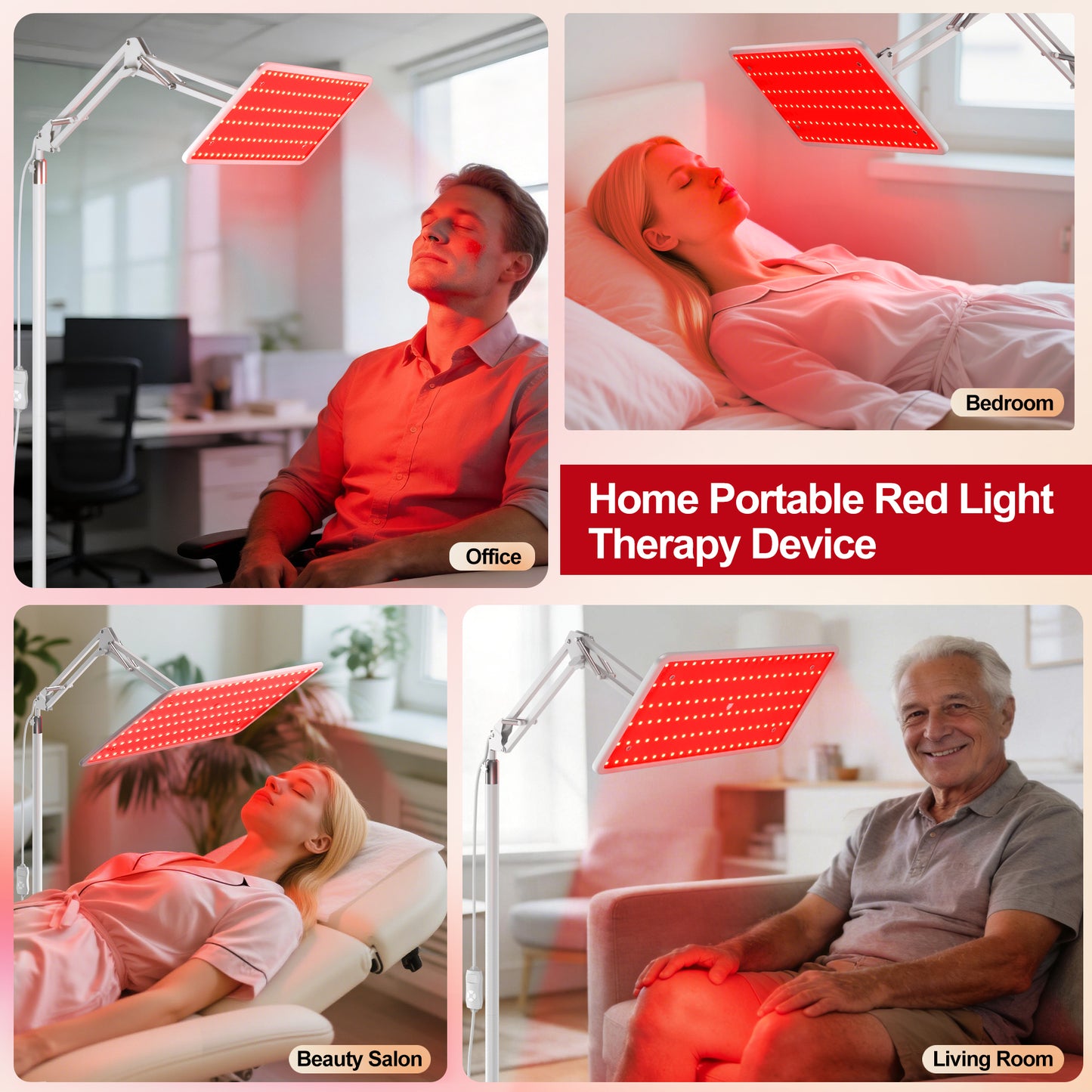 Morfone Tri-Wavelength Red Light Therapy Panel | 660nm, 850nm & 940nm LED Light Therapy Device