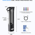 Morfone Electric Ear Wax Removal Kit with Magnetic Waste Tank