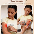 Mini Massage Gun with Heat 660nm Red Light Therapy