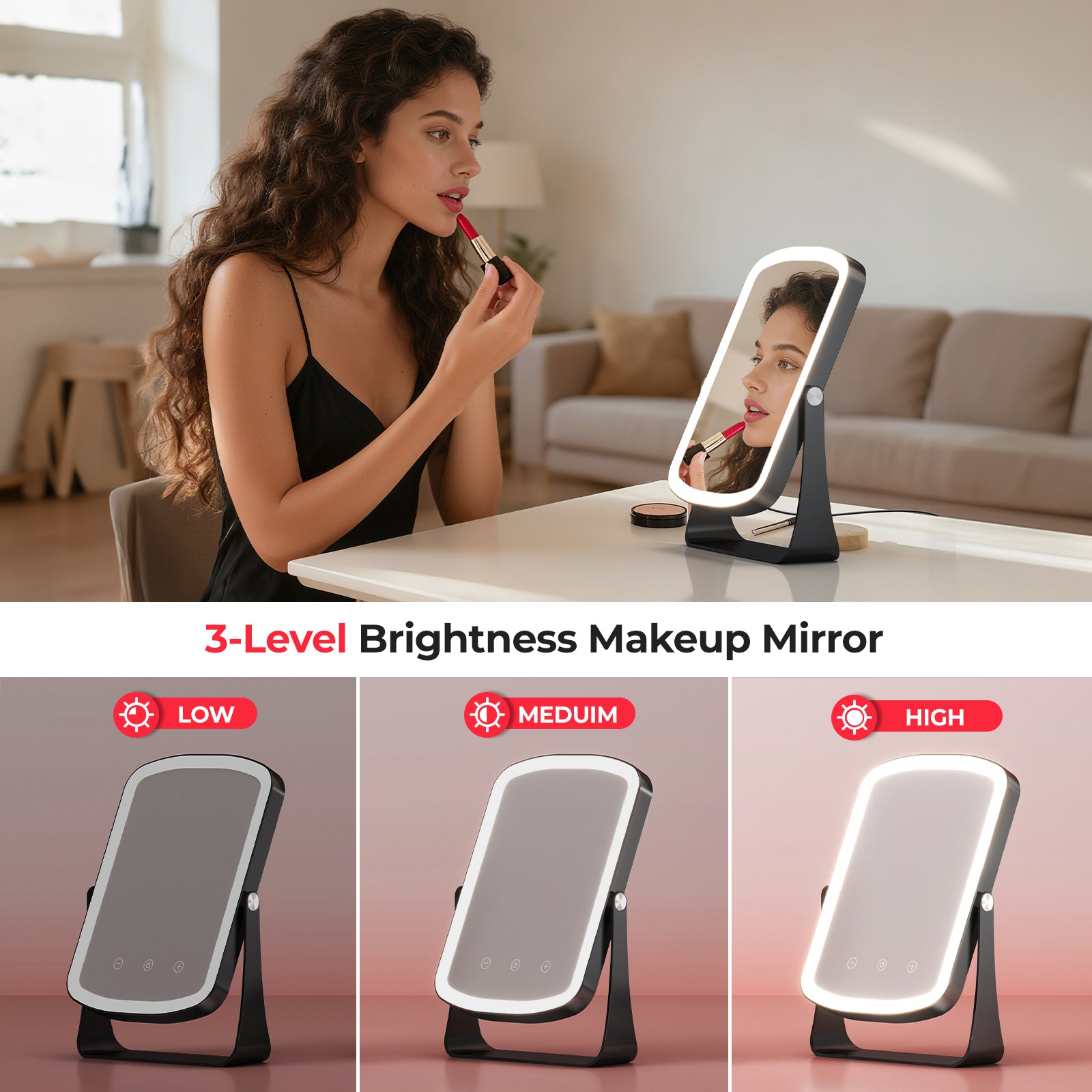 Portable Near Infrared Light Therapy with Multi-Wavelength LED for Skin Renewal