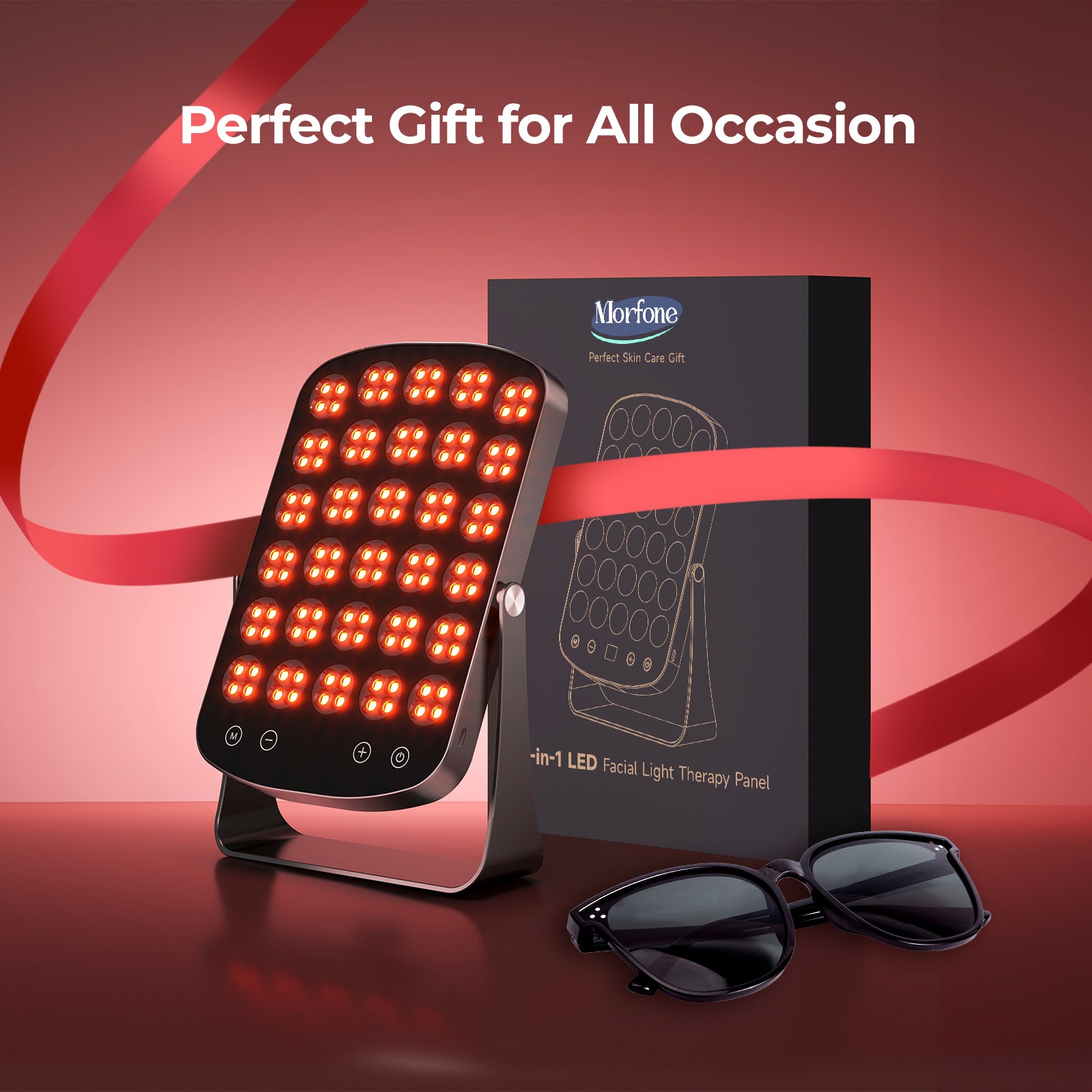 Portable Near Infrared Light Therapy with Multi-Wavelength LED for Skin Renewal