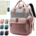 Diaper Bag Backpack Baby Bag, Baby Girl Boy Diaper Bag for Dad Mom with Pad, 16 Pockets, Pacifier Case, Large Diaper Bag Unisex for Travel