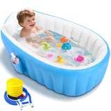Inflatable Baby Bathtub for Newborn to Toddler, Portable Travel Infant Baby Bath Tub, Collapsible Baby Tub