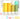 Morfone 16 Pack Travel Bottles Set for Toiletries Yellow