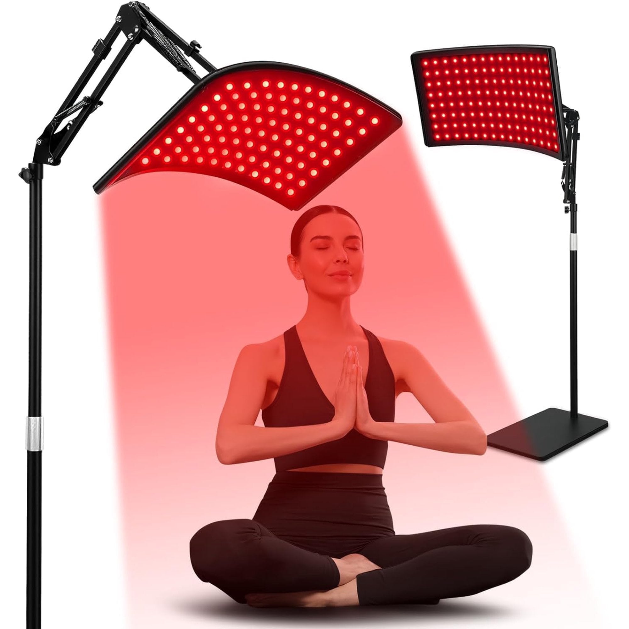 Red Light Therapy for Face and Body, Red Infrared Light Therapy Lamp with Stand Led 660nm Red Light-Therapy& 850nm Infrared Light Device for Body