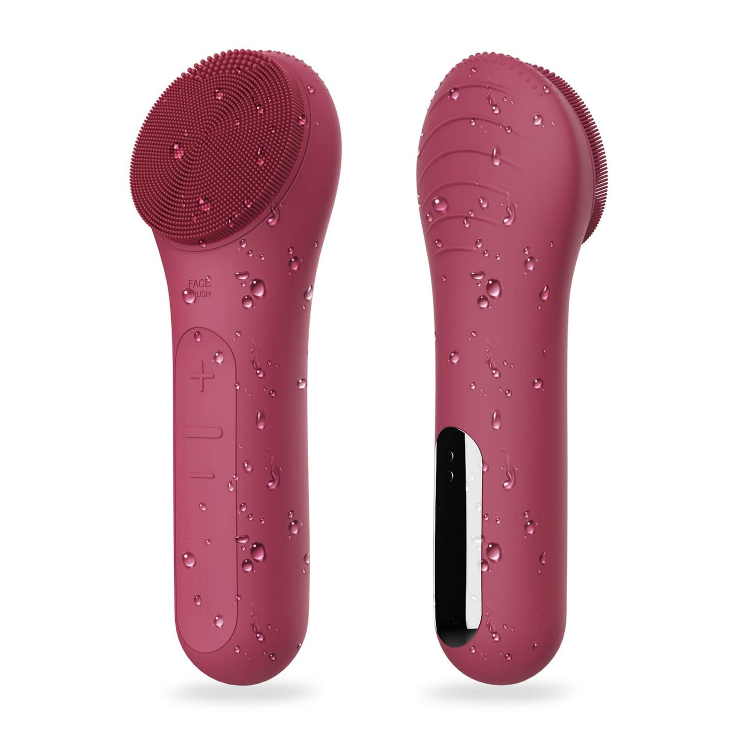 Morfone Facial Cleansing Brush Silicone Face Scrubber,Waterproof Rechargeable Face Wash Brush, 5 Cleansing Modes, Electric Face Exfoliator for Men Women Cleaning, Exfoliating, Massaging