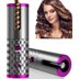 Automatic Curling Iron, Cordless Hair Curler Auto Hot Tools [6 Temp | 11 Timer | Auto Shut Off], Automatic Rotating Rechargeable Hair Curling Iron 1 inch, Portable Ceramic Travel Curling Wand Curler