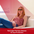 Red Light Therapy Eye Glasses with Infrared Protection