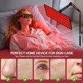 Red Light Therapy Lamp with Remote for Face and Body