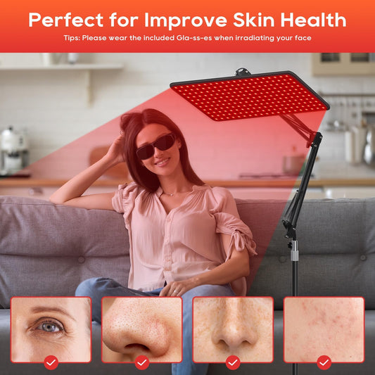 Red Light Therapy for Body and Face, 660nm 850nm 940nm Infrared Redlight