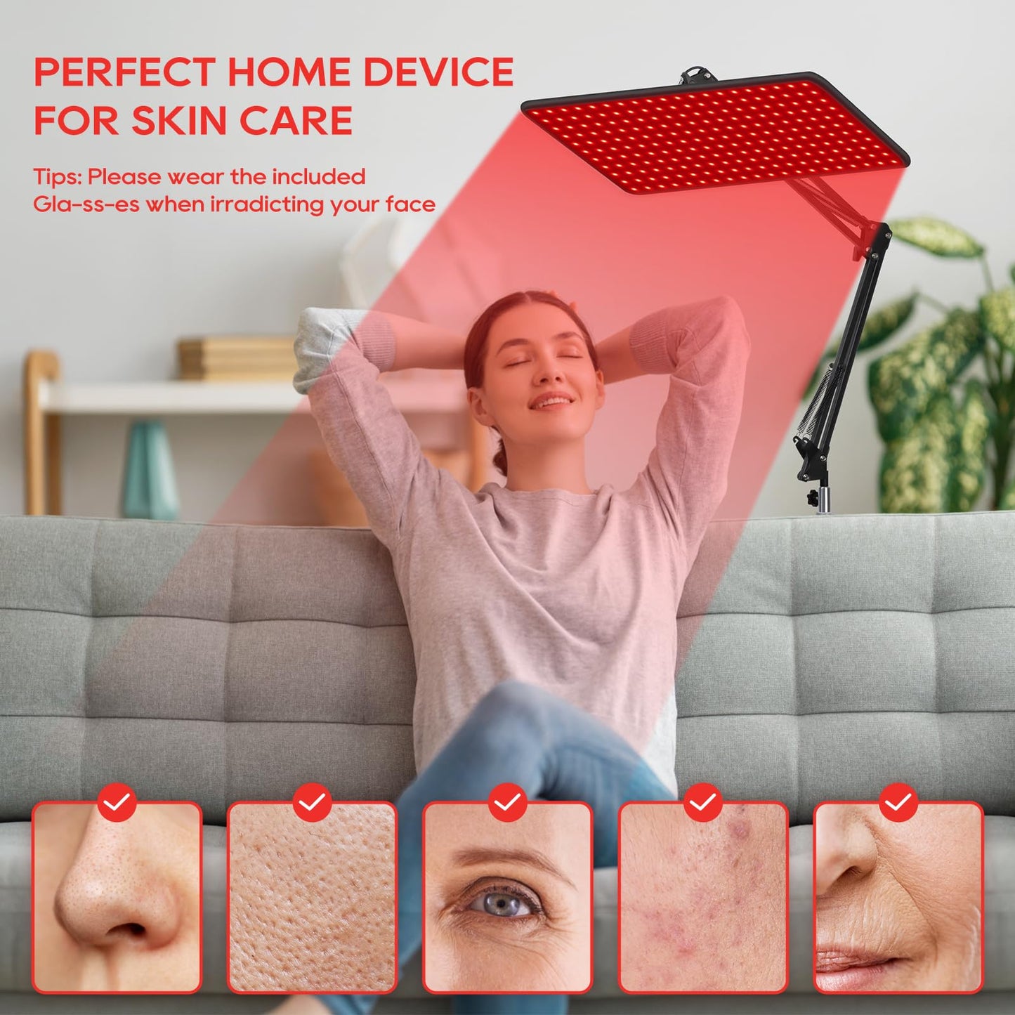 Infrared Red Light Therapy Pane