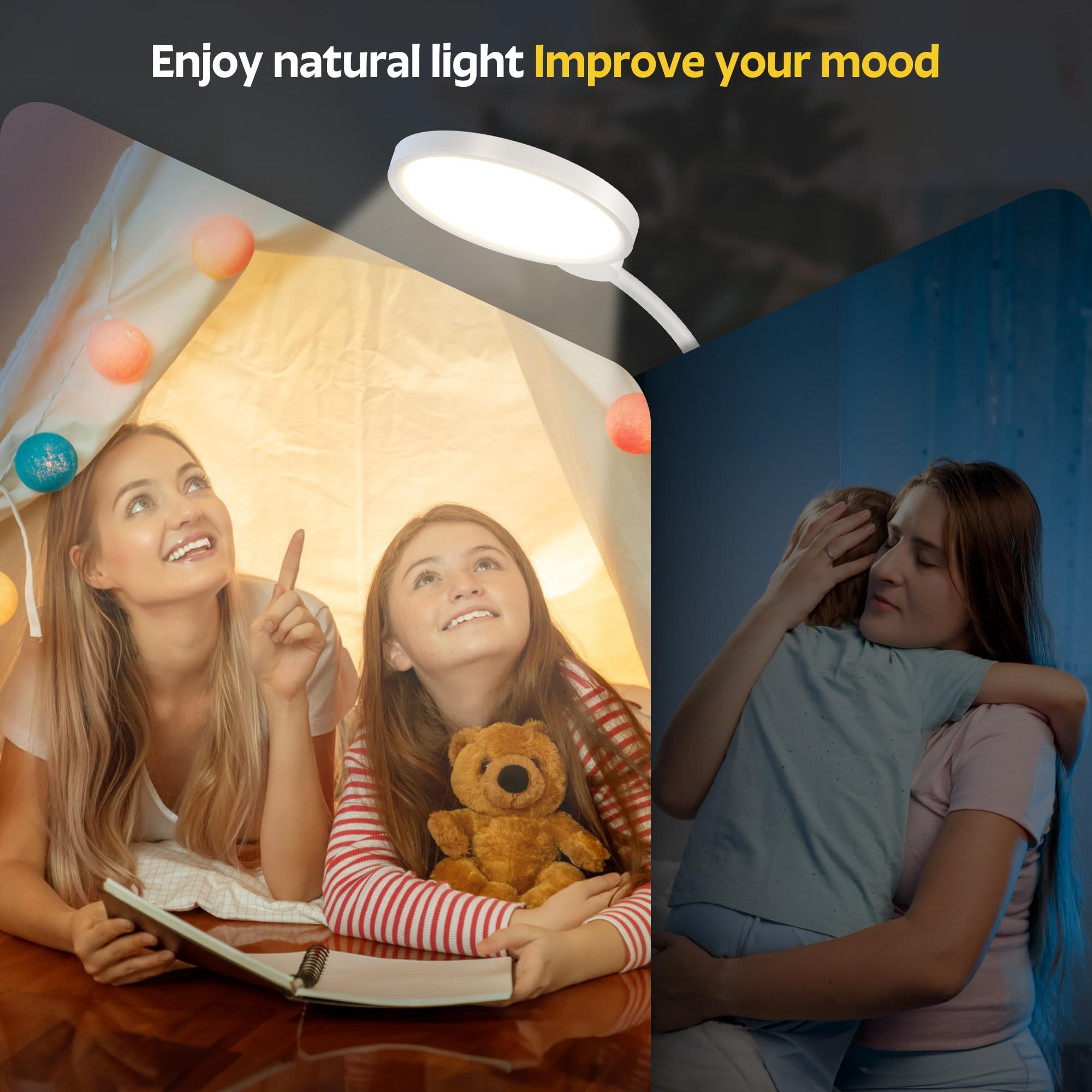 11000 Lux UV-Free Light Therapy Lamp