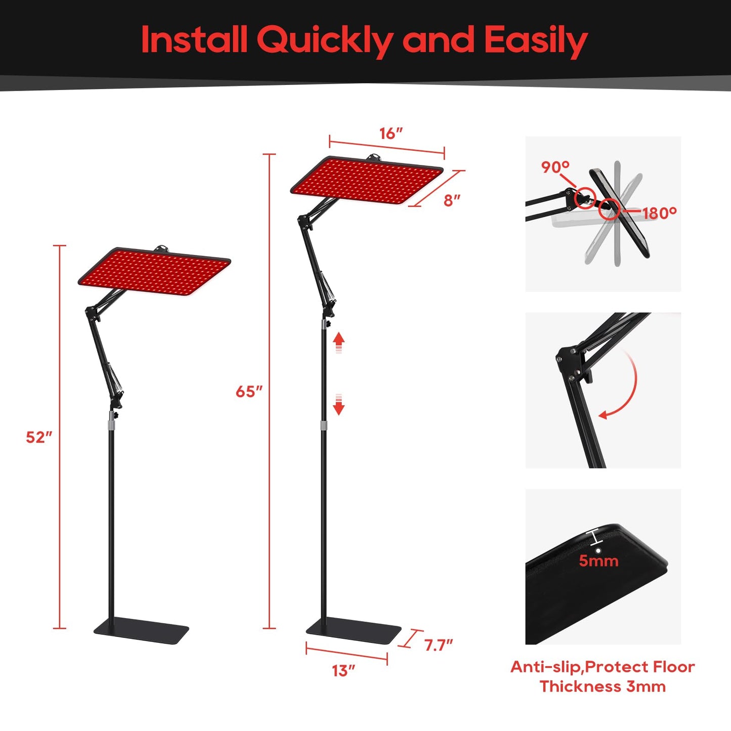 Infrared Red Light Therapy Pane