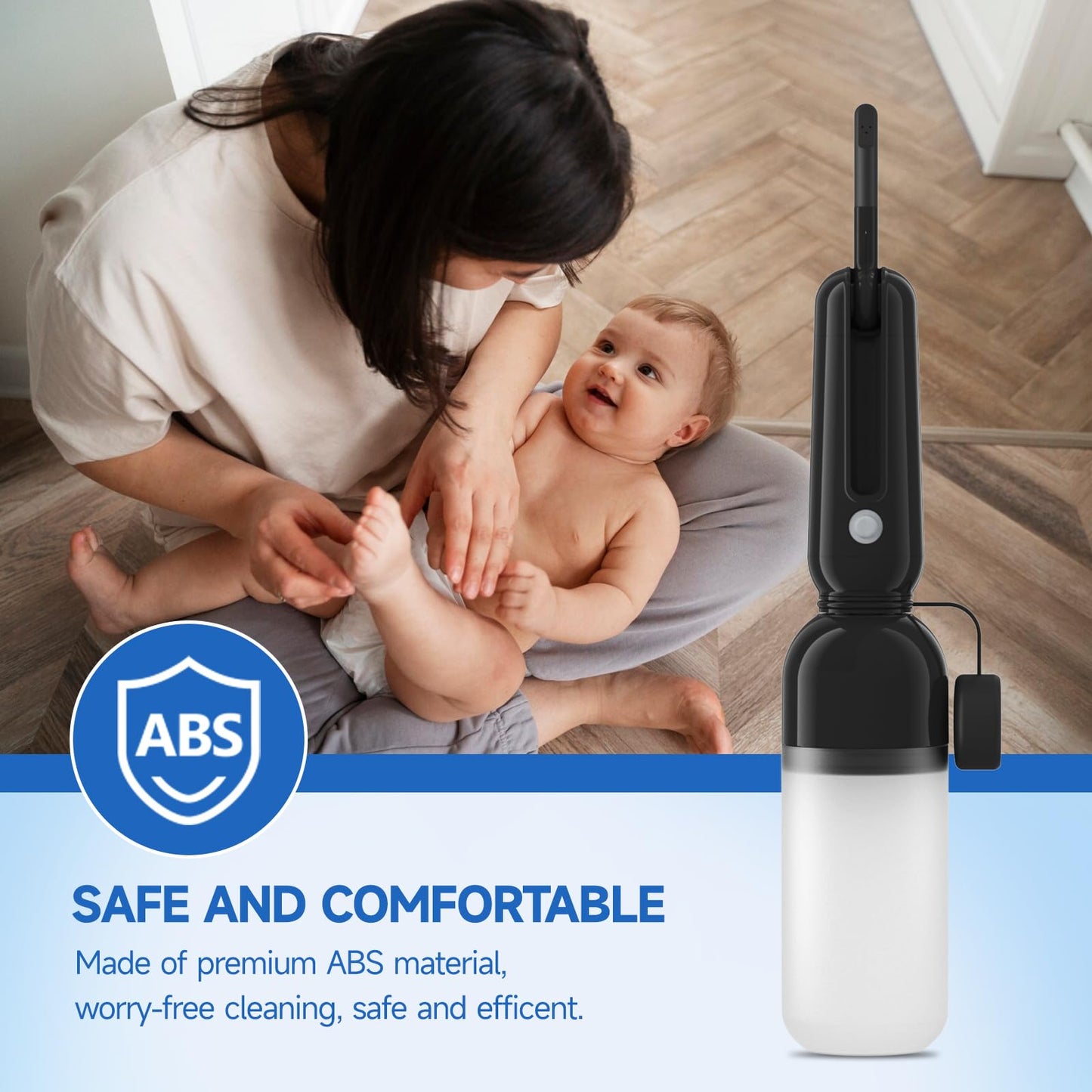 Travel Bidet 350ML – Portable, Dual Spray, USB-C Rechargeable, Waterproof