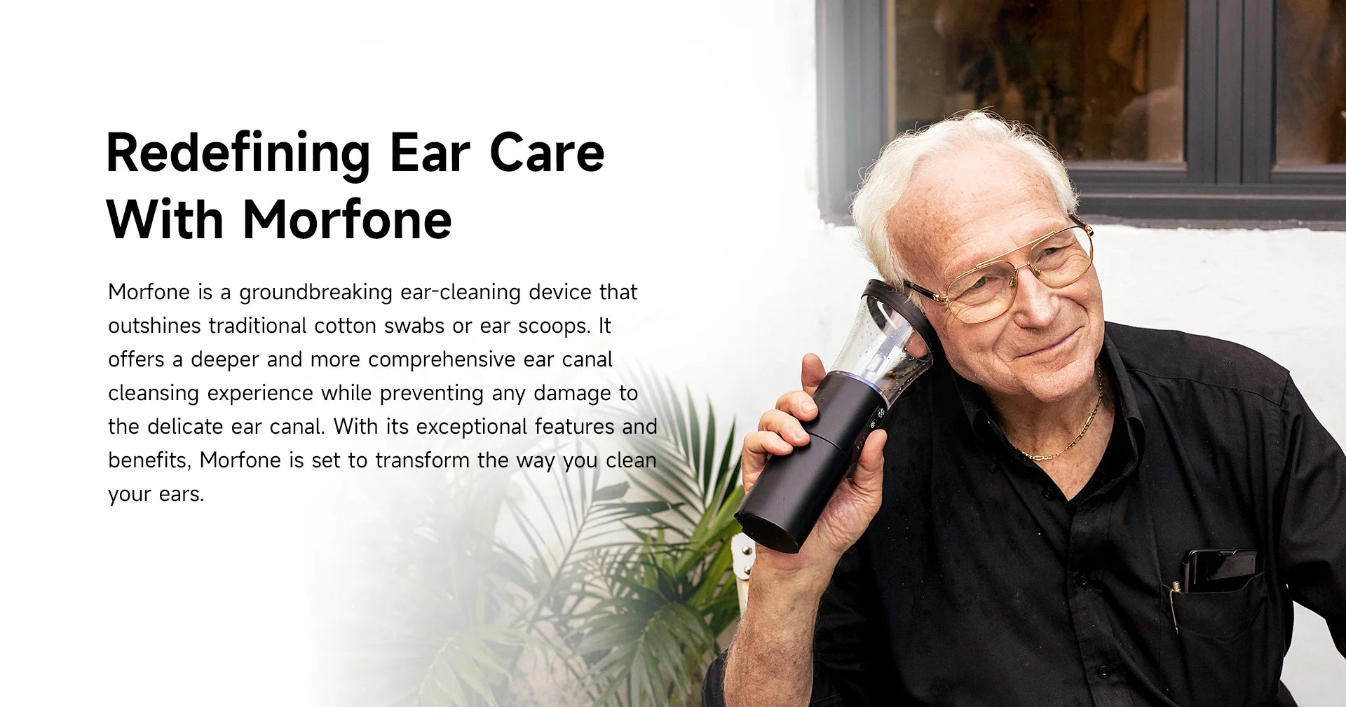 Redefining Ear Care With Morfone - A groundbreaking ear-cleaning device revolutionizing ear hygiene.